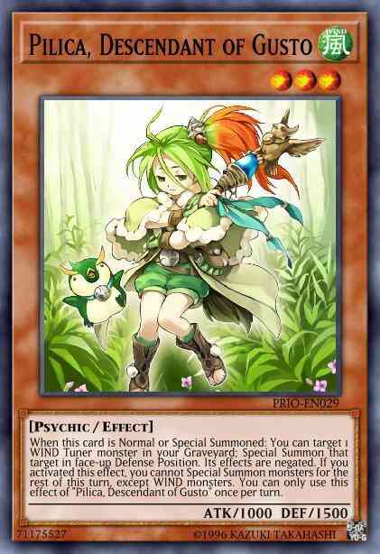 Pilica, Descendant of Gusto - PRIO-EN029 - Super Rare - 1st Edition