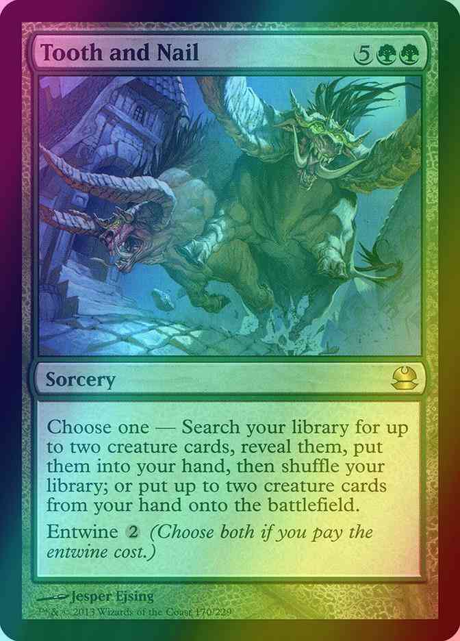 Tooth and Nail [170] [Modern Masters] [Foil] – Face to Face Games