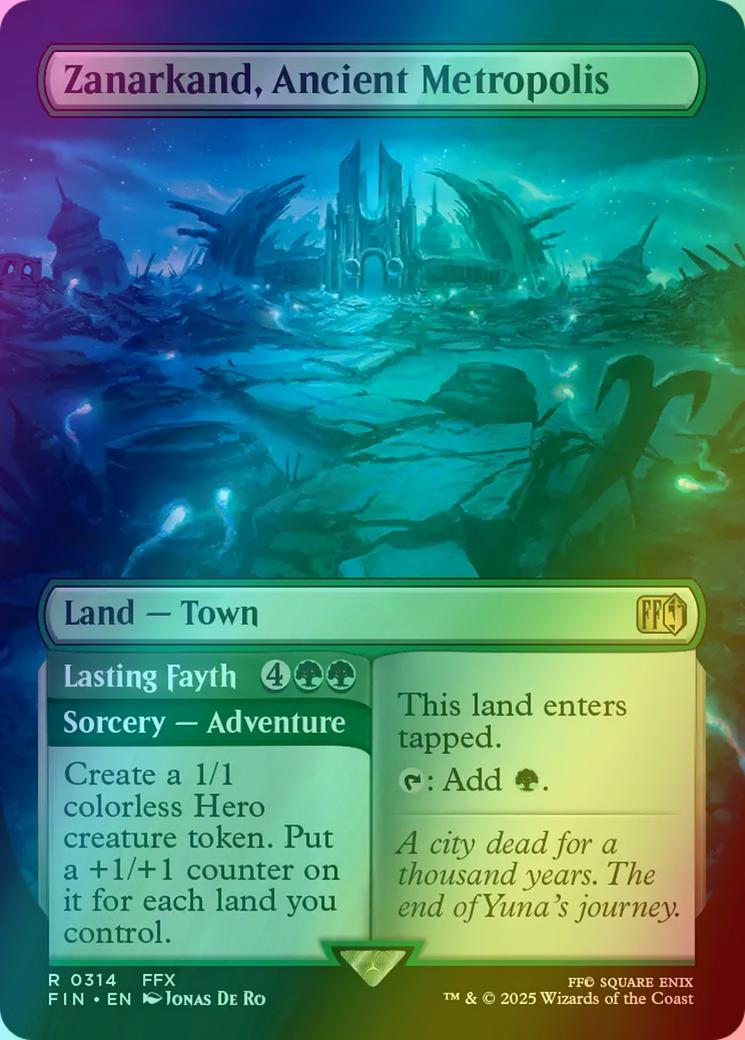 mtg final fantasy zanarkand Magic: The GatheringFINAL FANTASY Zanarkand, Ancient Metropolis Pla Ultra PRO International The back of the playmats are lined with non 2025 Magic The Gathering Final