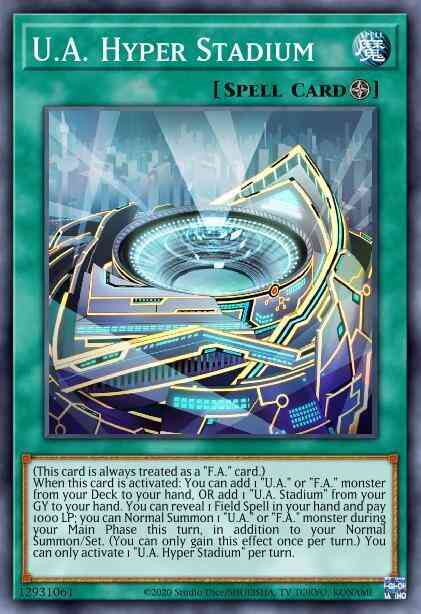 U.A. Hyper Stadium - PHRA-EN061 - Super Rare - 1st Edition
