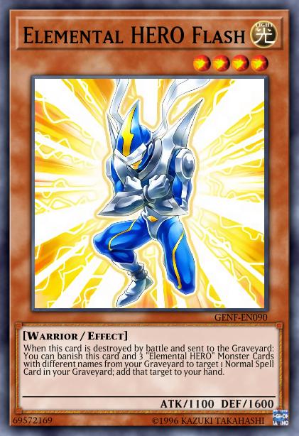 Elemental HERO Flash - GENF-EN090 - Common - 1st Edition