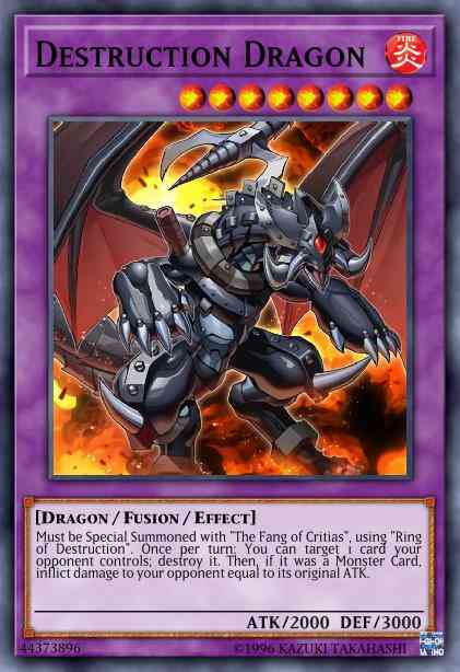 card destruction secret rare Destruction Dragon - LCKC-EN108 - Secret Rare