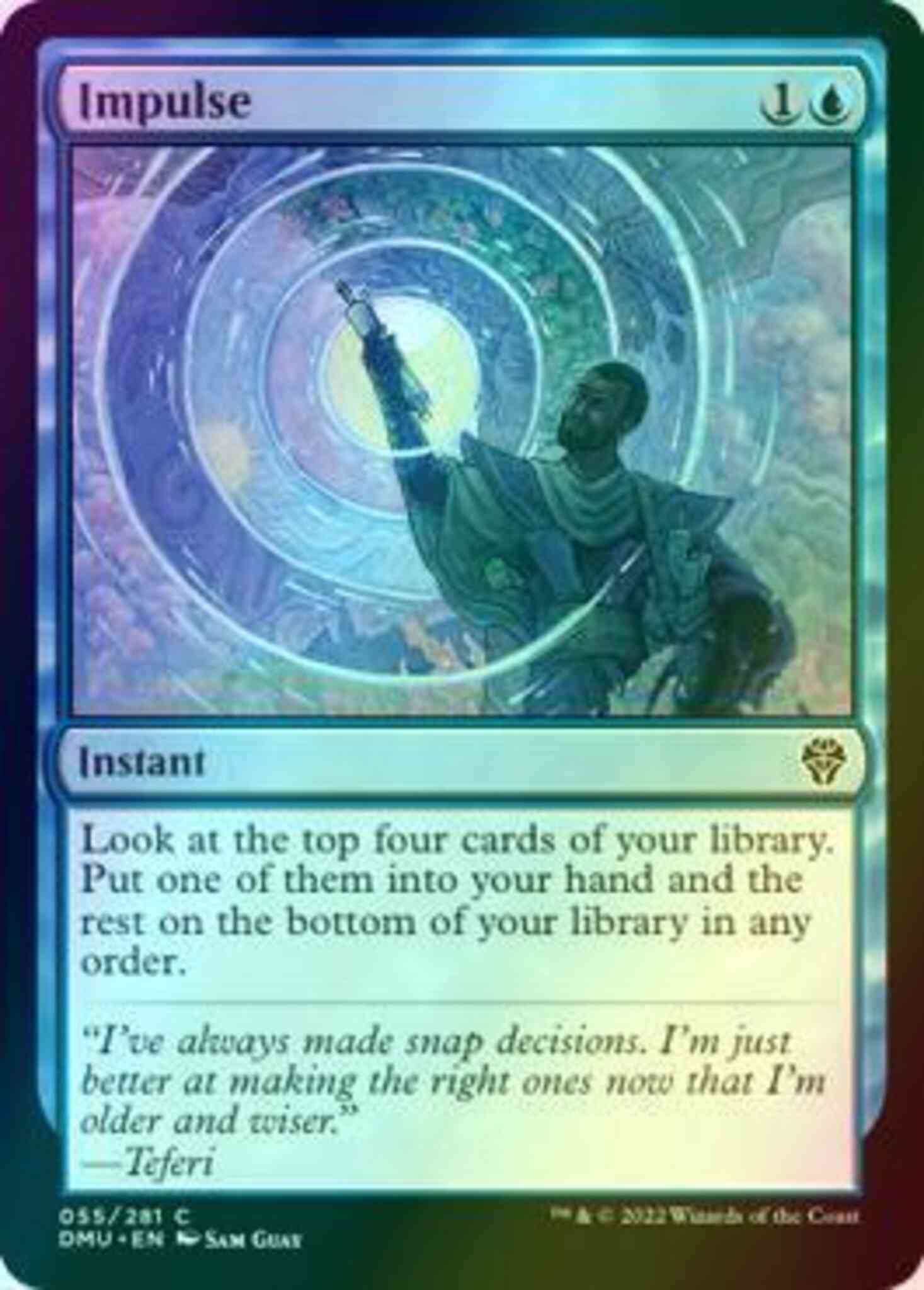 MTG 衝動/Impulse PROMO FOIL Impulse [55] [Dominaria United] [Foil] – Face to Face Games