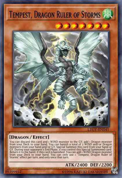 Tempest, Dragon Ruler of Storms - LTGY-EN041 - Rare - 1st Edition