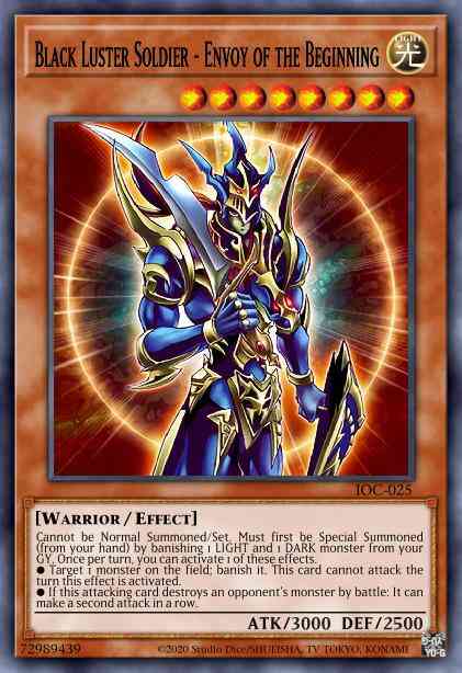 Black Luster Soldier - Envoy of the Beginning - TOCH-EN029 - Rare - 1st Edition