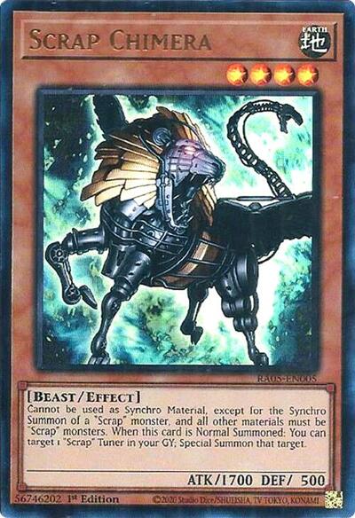 Scrap Chimera - RA05-EN005 - Ultra Rare - 1st Edition