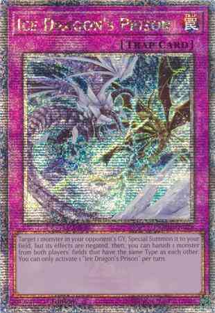 Ice Dragon's Prison - RA01-EN078 - Quarter Century Secret Rare - 1st Edition