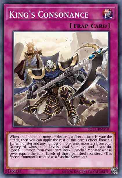 King's Consonance - PGL3-EN019 - Gold Secret Rare - 1st Edition