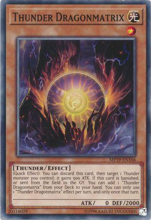 Thunder Dragonmatrix - MP19-EN166 - Common - Unlimited