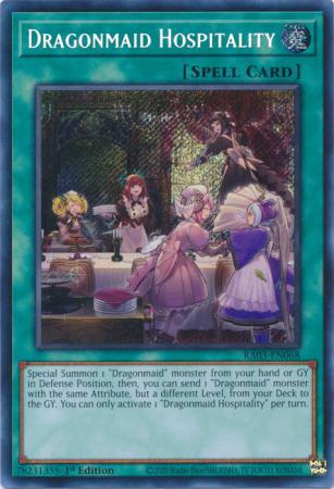 Dragonmaid Hospitality - RA03-EN068 - Secret Rare - 1st Edition