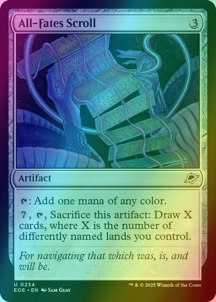 All-Fates Scroll [234] [Edge of Eternities] [Foil] – Face to Face Games