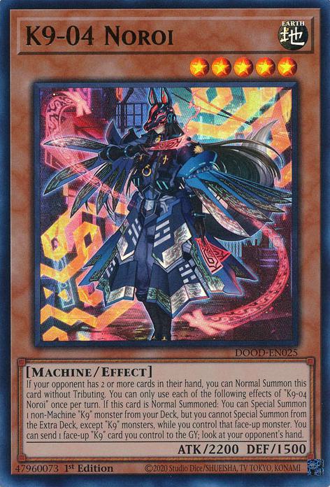 K9-04 Noroi - DOOD-EN025 - Ultra Rare - 1st Edition