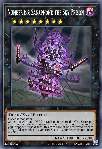Number 68: Sanaphond the Sky Prison - TOCH-EN051 - Rare - Unlimited