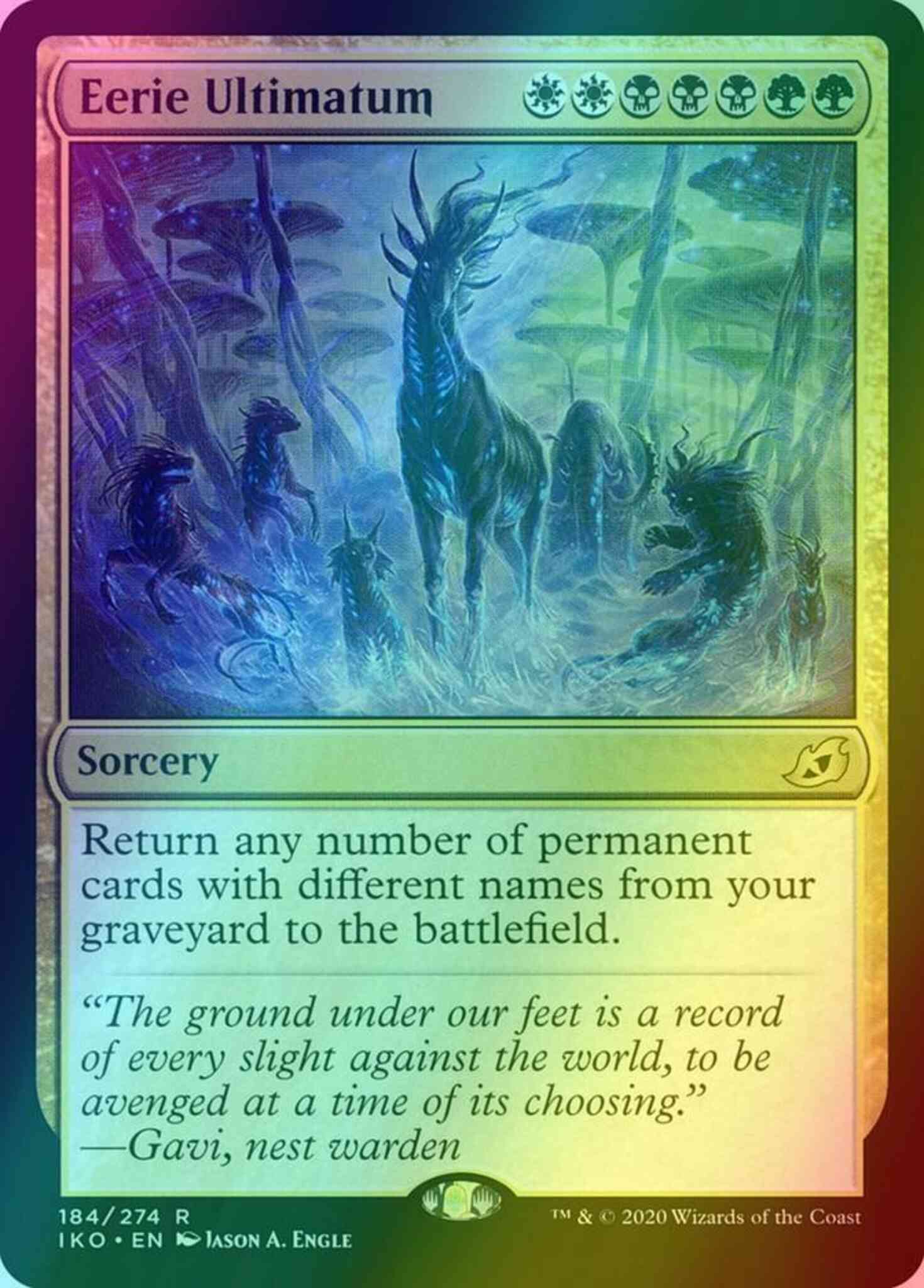 Eerie Ultimatum [184] [Ikoria: Lair of Behemoths] [Foil] – Face to Face  Games