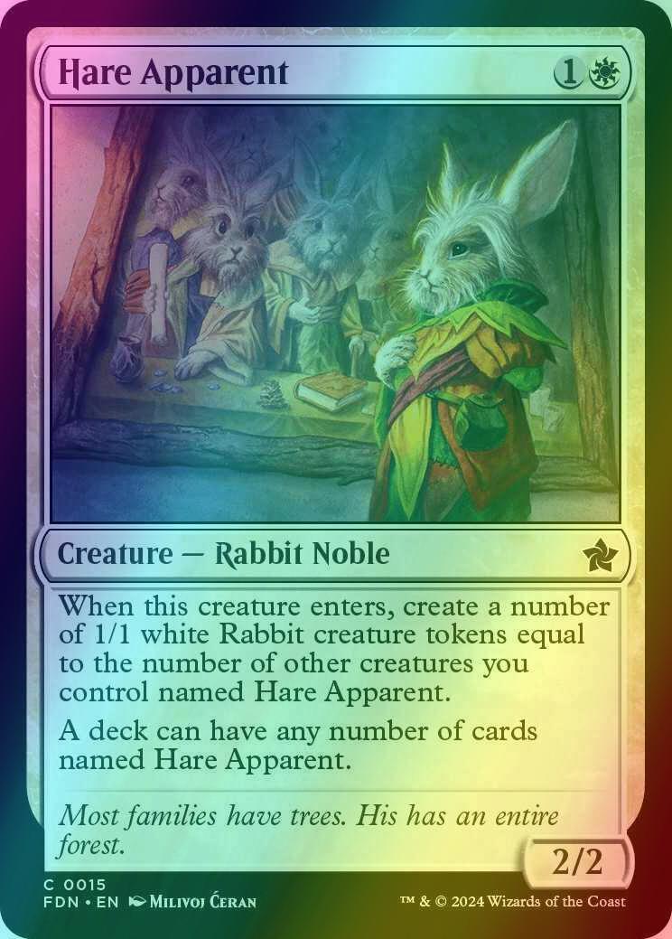 Hare Apparent [15] [Foundations] [Foil] – Face to Face Games
