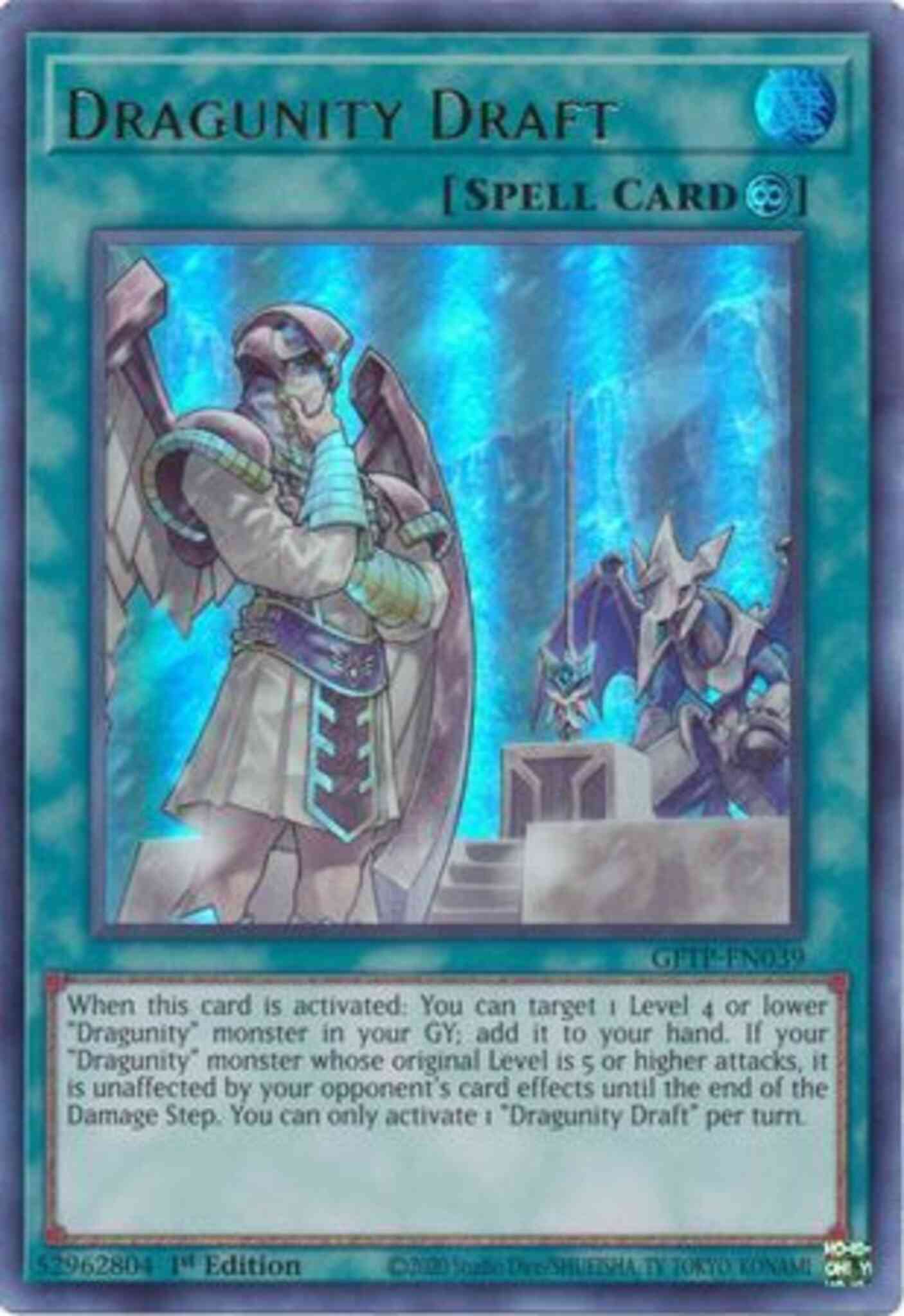 Dragunity Draft - GFTP-EN039 - Ultra Rare - 1st Edition