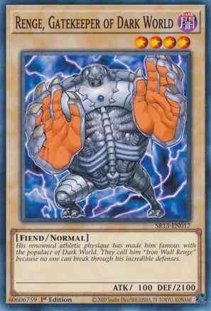 Renge, Gatekeeper of Dark World - SR13-EN017 - Common - 1st Edition