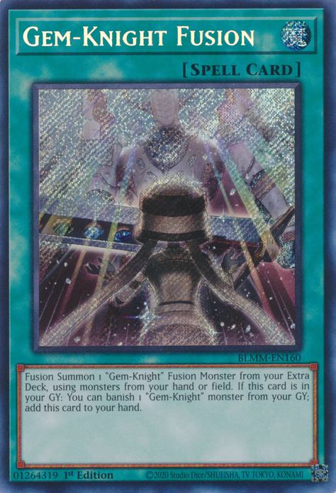 Gem-Knight Fusion - BLMM-EN160 - Secret Rare - 1st Edition