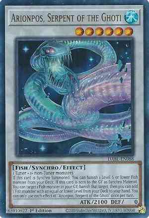 Arionpos, Serpent of the Ghoti - DABL-EN088 - Ultra Rare - 1st Edition