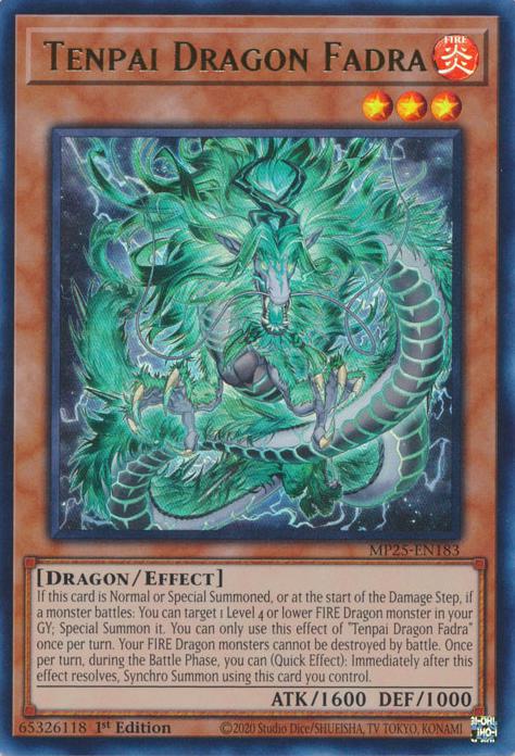 Tenpai Dragon Fadra - MP25-EN183 - Ultra Rare - 1st Edition