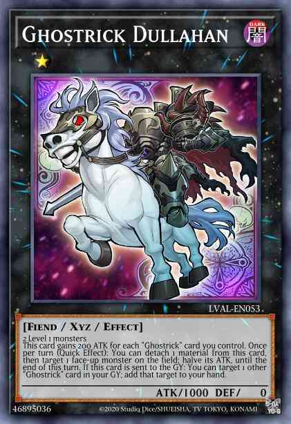 Ghostrick Dullahan - LVAL-EN053 - Rare - 1st Edition