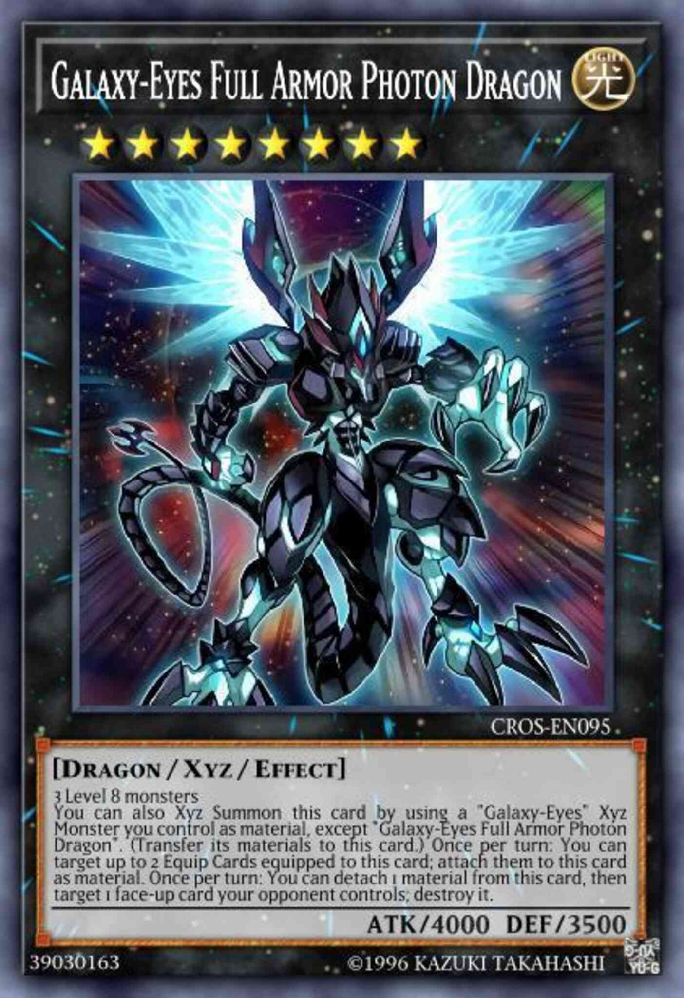 Galaxy-Eyes Full Armor Photon Dragon - CROS-EN095 - Super Rare