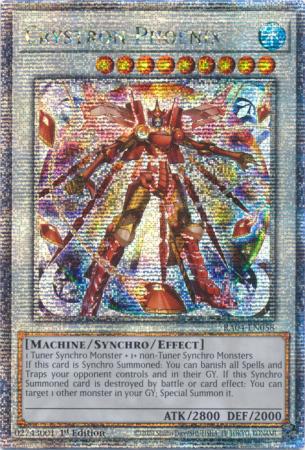 Crystron Phoenix - RA04-EN058 - Quarter Century Secret Rare - 1st Edition