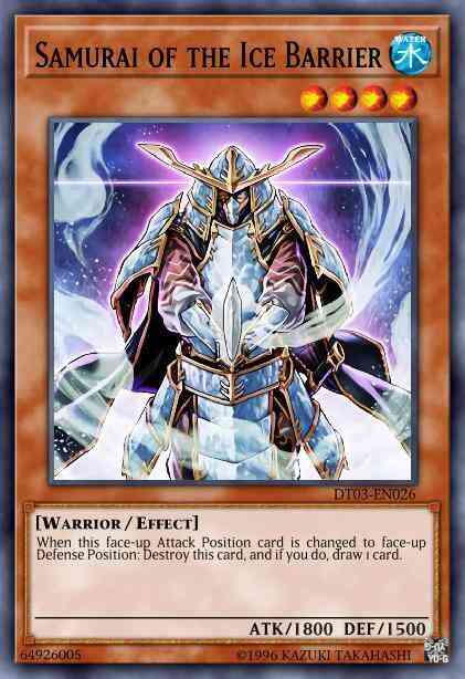 Samurai of the Ice Barrier - HA03-EN019 - Super Rare - 1st Edition