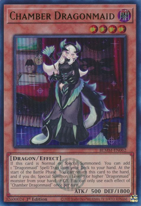 Chamber Dragonmaid - BLMM-EN062 - Ultra Rare - 1st Edition