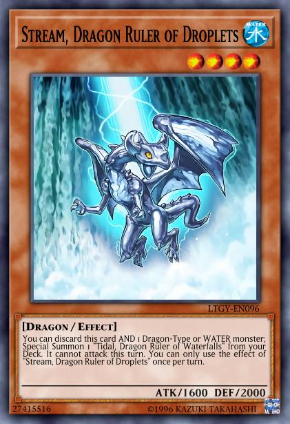Stream, Dragon Ruler of Droplets - LTGY-EN096 - Common - 1st Edition