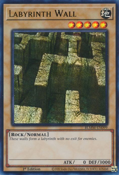 Labyrinth Wall - BLMM-EN099 - Ultra Rare - 1st Edition