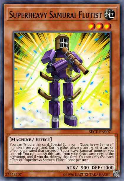Superheavy Samurai Flutist - SECE-EN007 - Super Rare - Unlimited