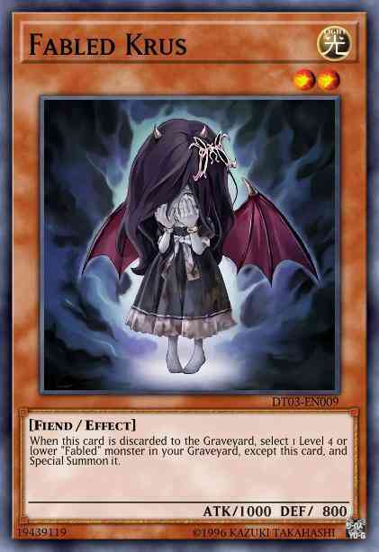 Fabled Krus - HA03-EN002 - Secret Rare - 1st Edition