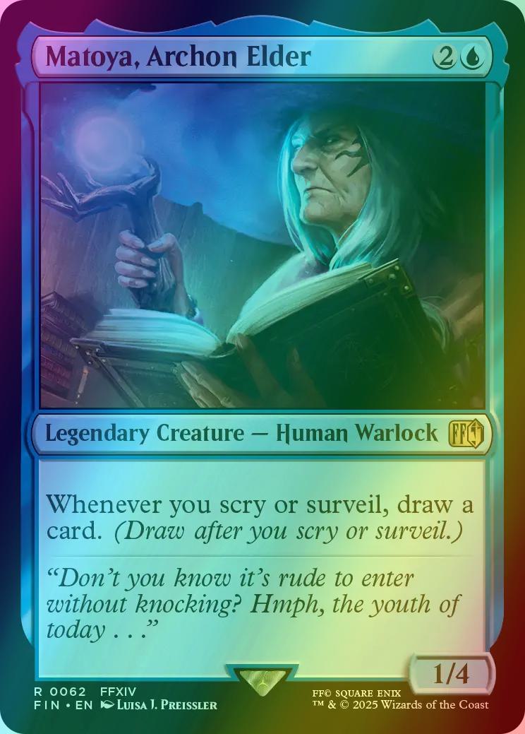 matoya final fantasy mtg Matoya, Archon Elder [62] [FINAL FANTASY] [Foil] – Face to Face Games