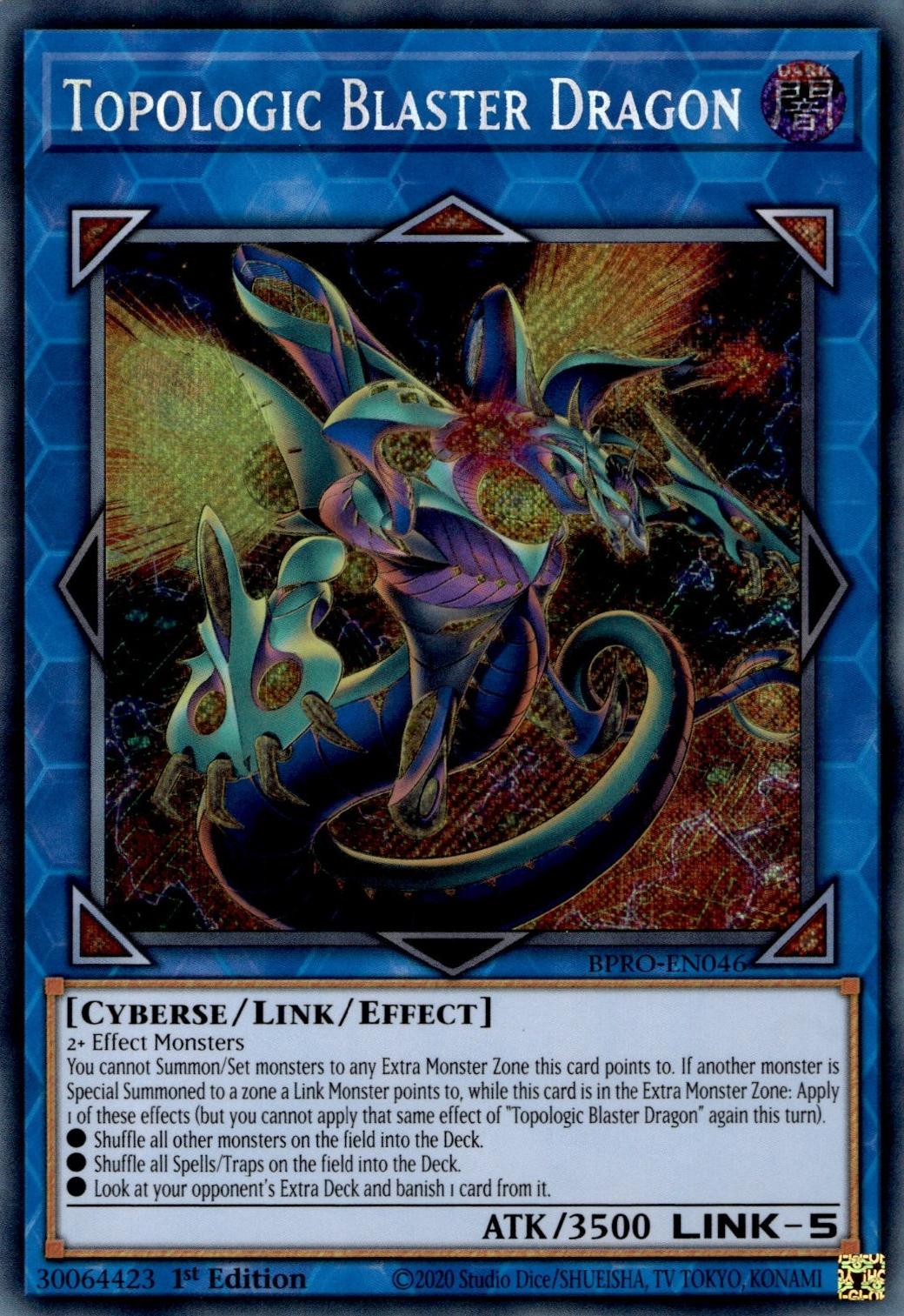 Topologic Blaster Dragon - BPRO-EN046 - Secret Rare - 1st Edition