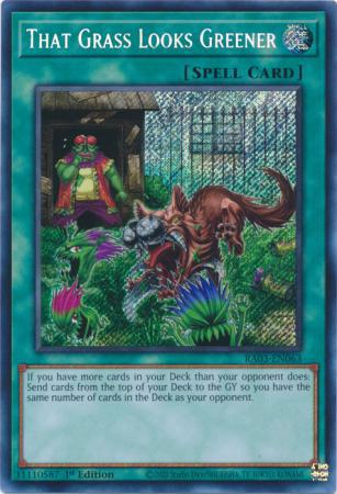 That Grass Looks Greener - RA03-EN063 - Secret Rare - 1st Edition