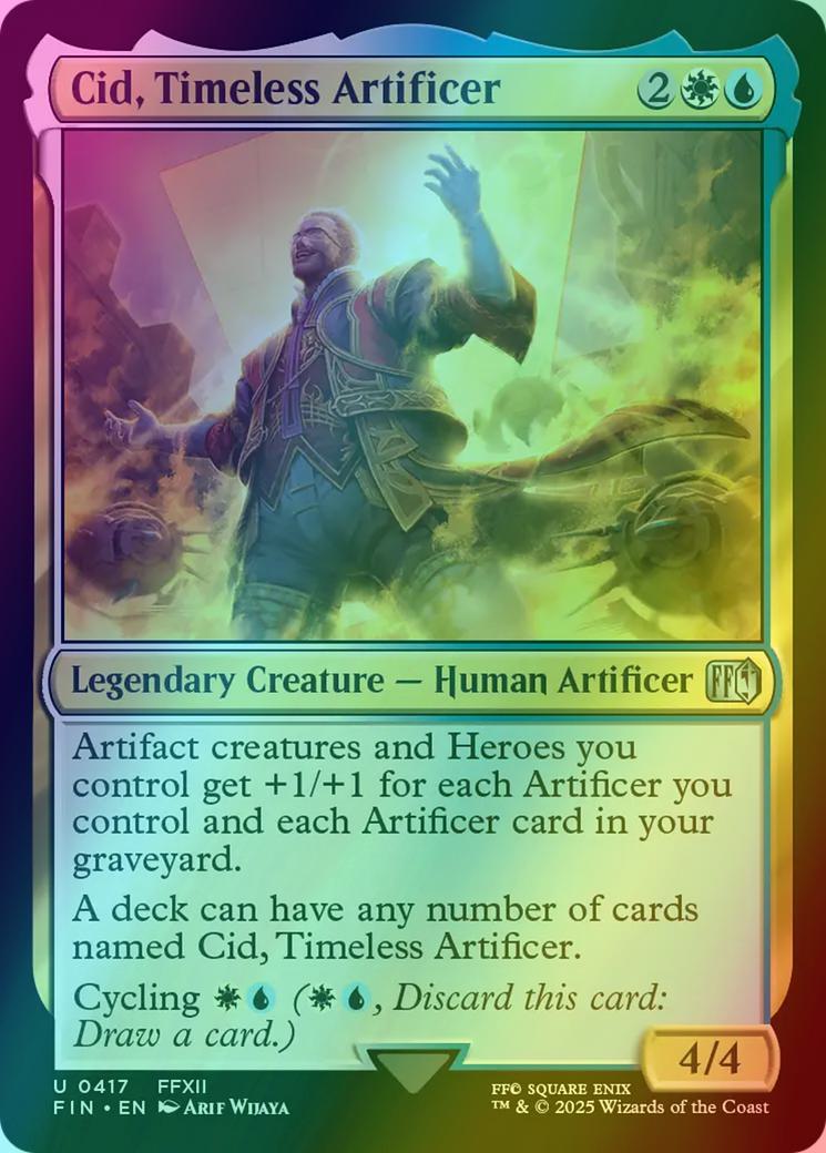 Cid, Timeless Artificer [417] [FFXII] [FINAL FANTASY] [Foil] – Face to Face  Games