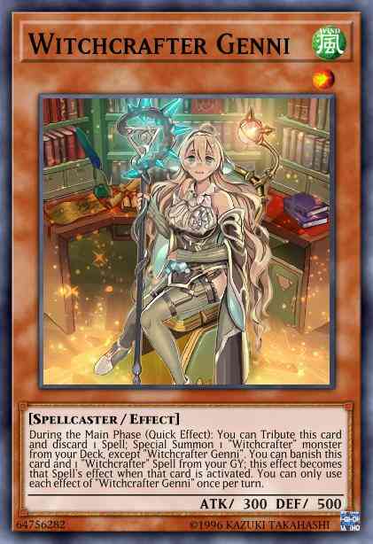 Witchcrafter Genni - IGAS-EN021 - Super Rare - 1st Edition