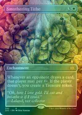Smothering Tithe [342] [Borderless] [Double Masters 2022] [Foil] – Face to  Face Games