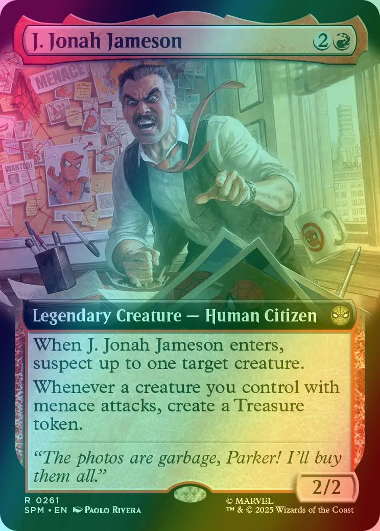 J. Jonah Jameson [261] [Extended Art] [Marvel's Spider-Man] [Foil