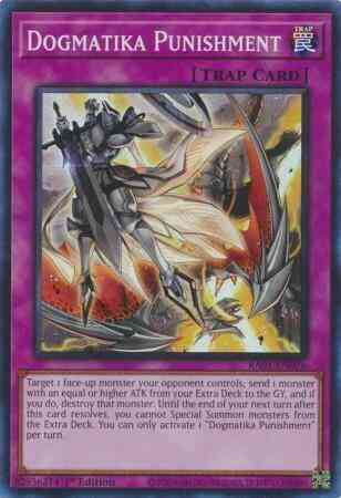 Dogmatika Punishment - RA01-EN076 - Super Rare - 1st Edition