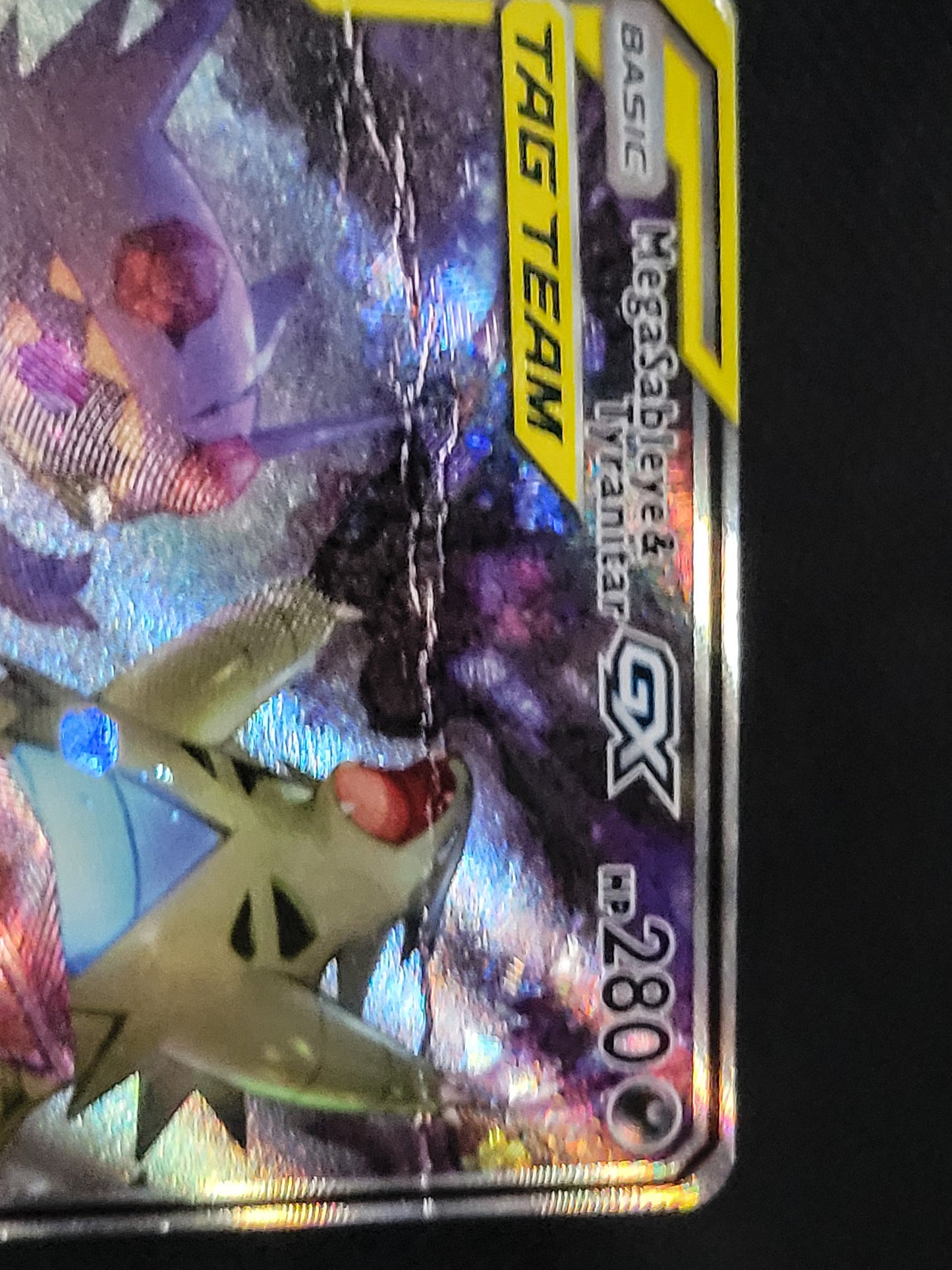 Mega Sableye & Tyranitar-GX — Damaged|Rare Ultra — ID 16880