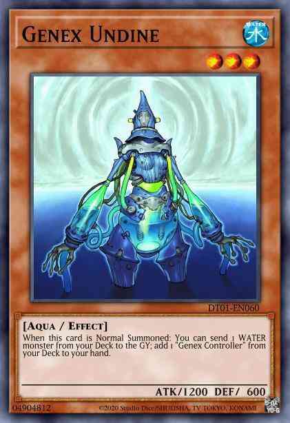 Genex Undine - DT01-EN060 - Duel Terminal Super Parallel Rare - Duel Terminal