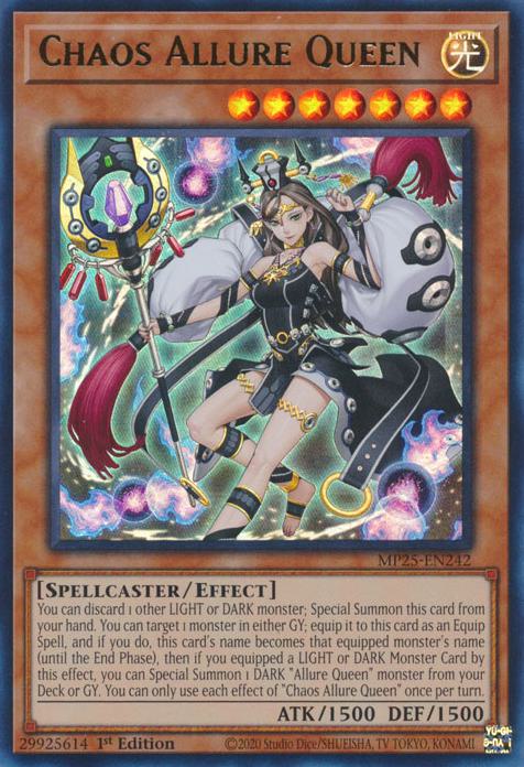 Chaos Allure Queen - MP25-EN242 - Ultra Rare - 1st Edition