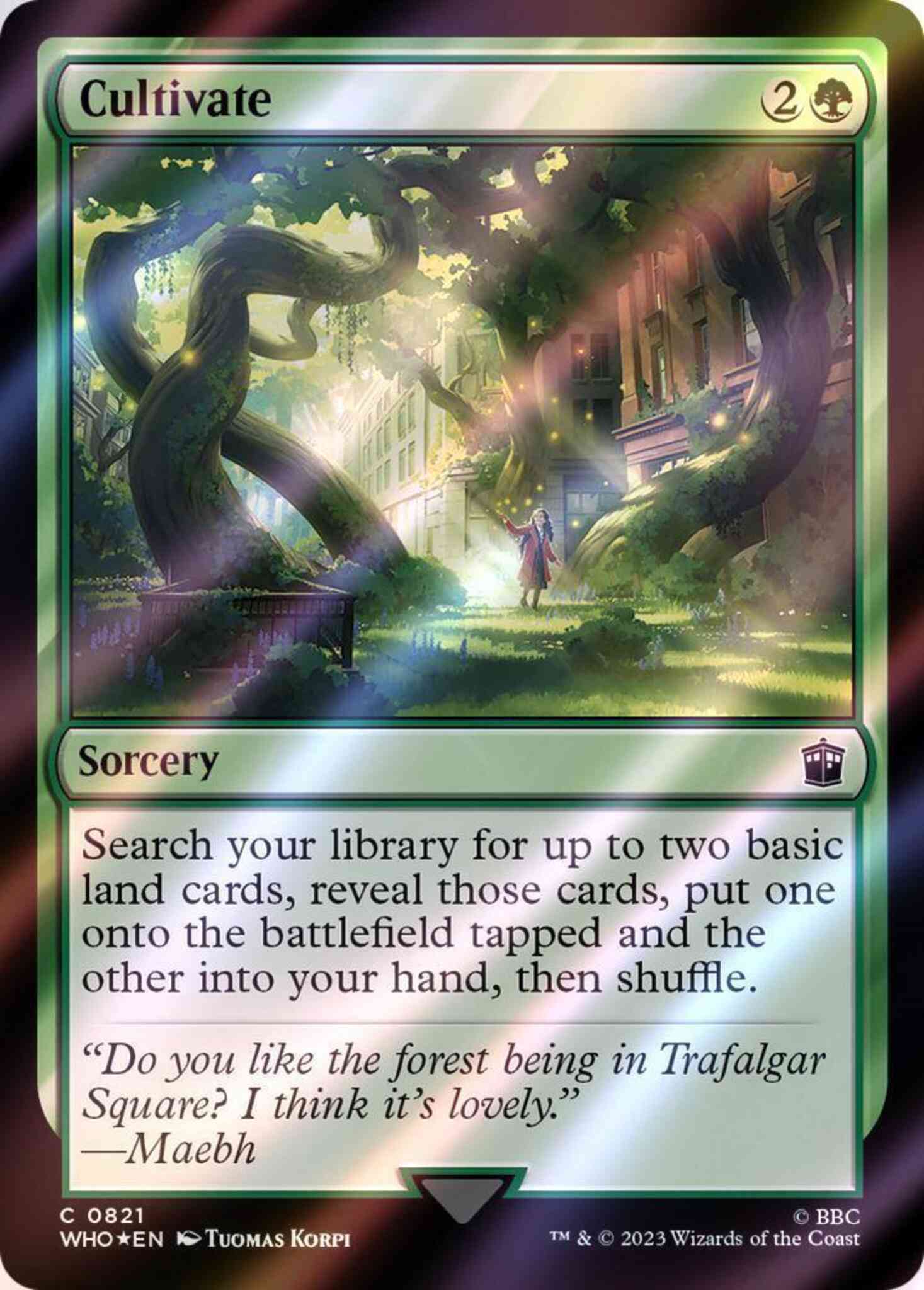 Cultivate [821] [Universes Beyond: Doctor Who] [Surge Foil] – Face to Face  Games
