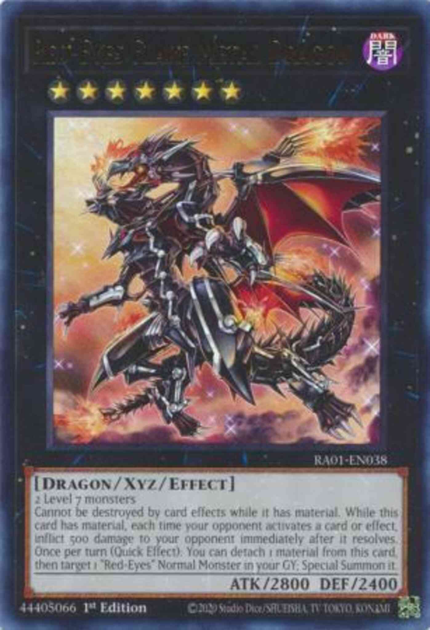 Red-Eyes Flare Metal Dragon - RA01-EN038 - Ultra Rare - 1st Edition