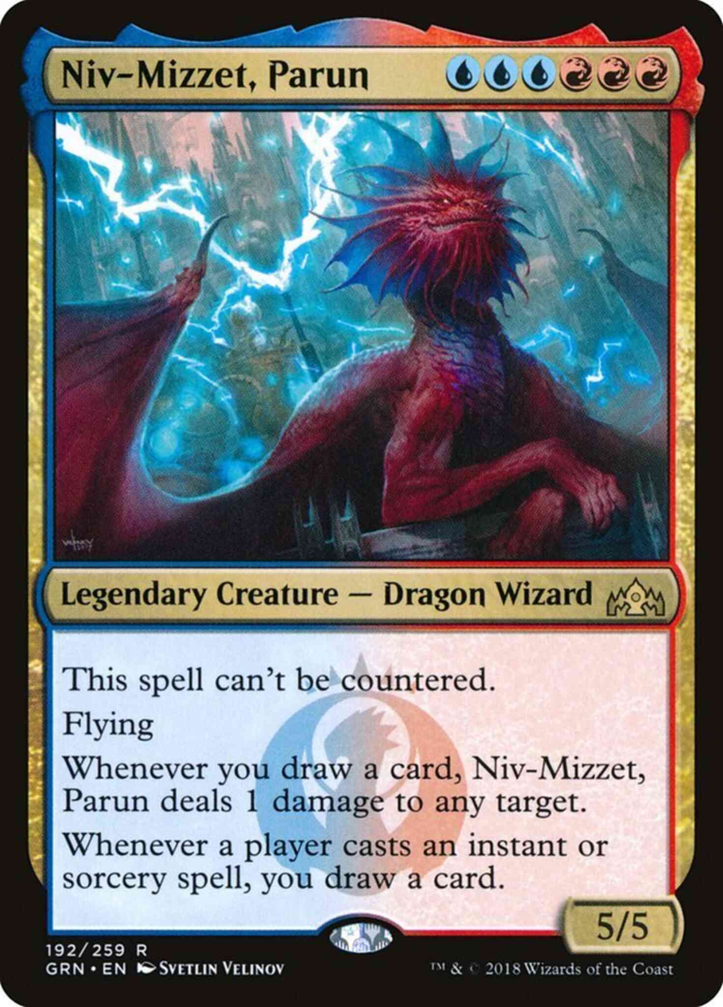 Niv-Mizzet, Parun [192] [Guilds of Ravnica] [Non-Foil] – Face to