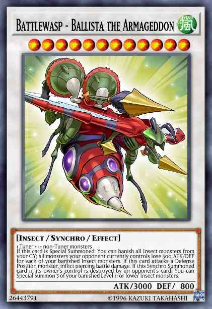 Battlewasp - Ballista the Armageddon - BLHR-EN039 - Ultra Rare - 1st Edition
