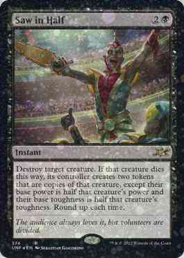 saw in half mtg card Smelt // Herd // (No PW Symbol) - Mystery Booster: Convention Edition Exclusives Some Easy Commander Combos Possible