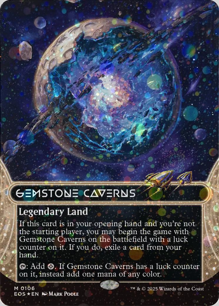 宝石の洞窟/Gemstone Caverns foil版 Gemstone Caverns [106] [Borderless] [Edge of Eternities